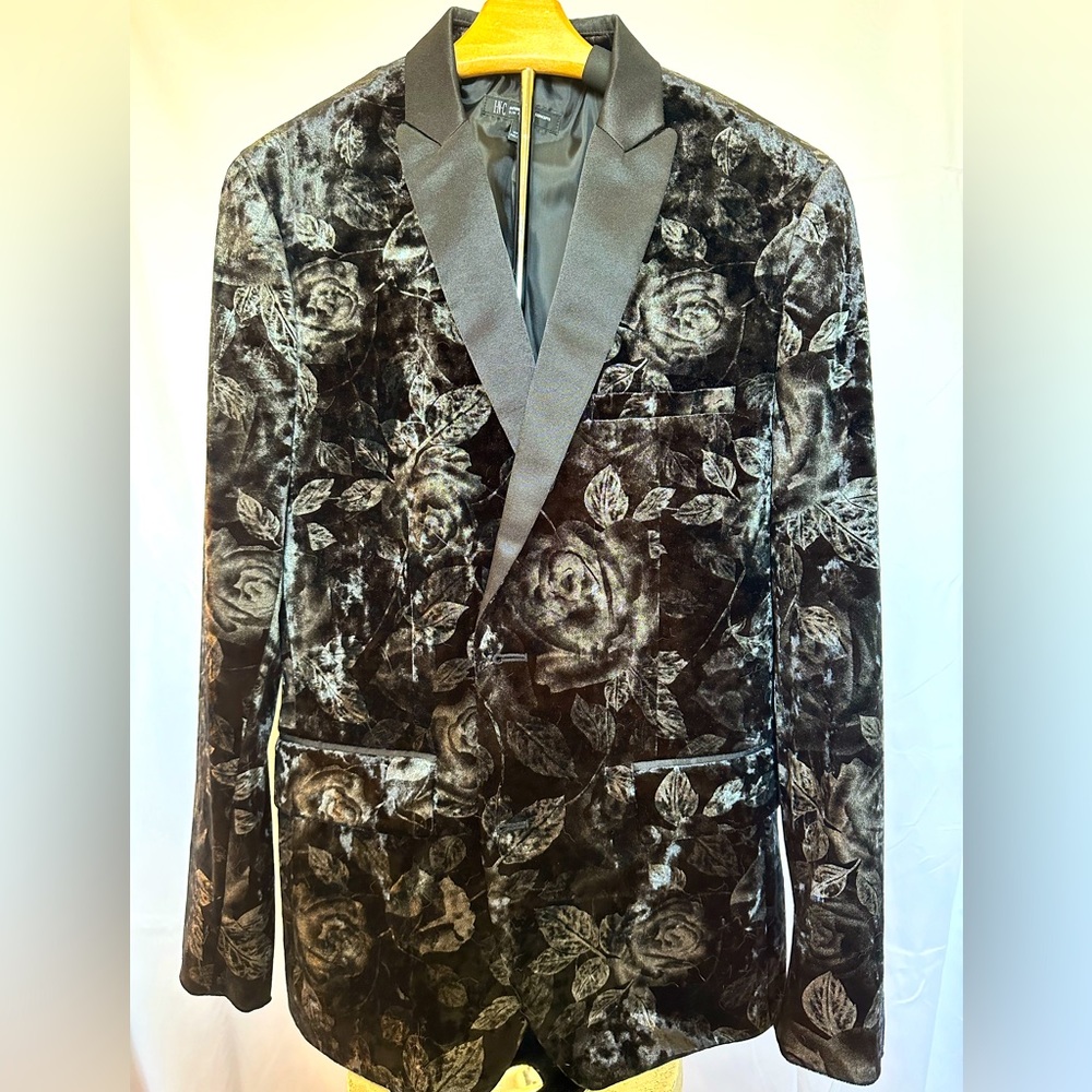 Black and Sliver Rose Sport Blazer